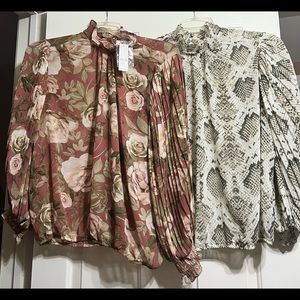 (2) New NY&Co Blouses